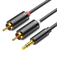 كابل 3.5mm إلى 2RCA AU006